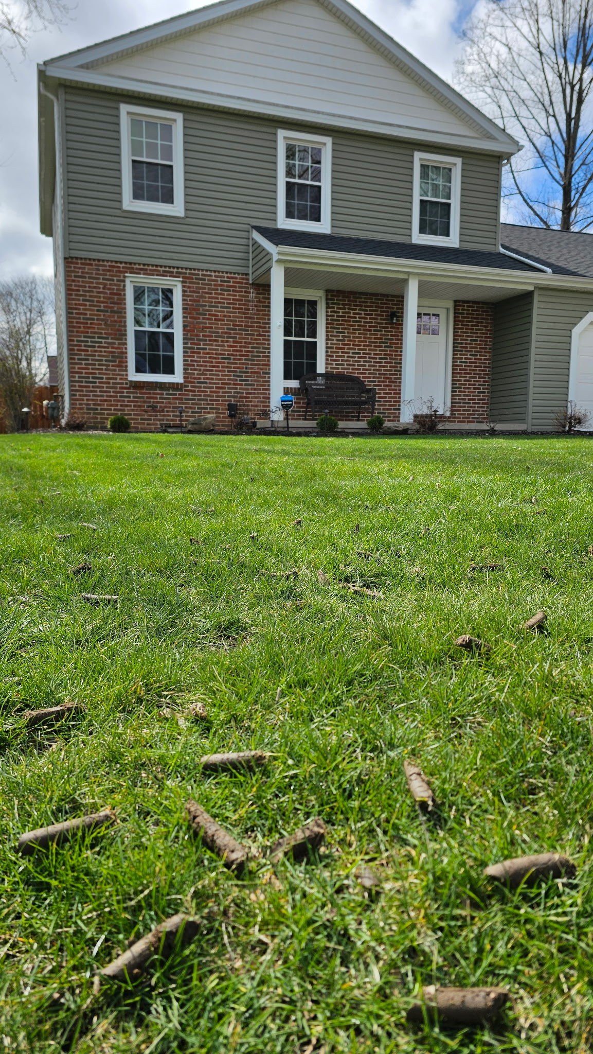 Core aeration service in Navarre Ohio by Greater Pines Property Maintenance